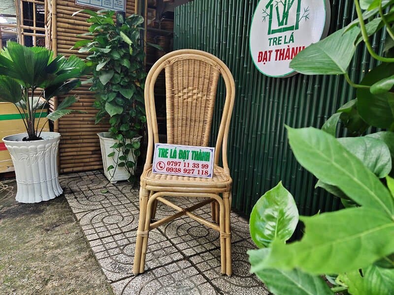 Ghế Thonet Mặt Mây - GTMM001
